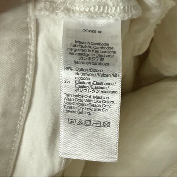 MADEWELL The Perfect Vintage Straight Leg Jean in White - Picture 9 of 9